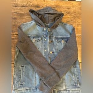 Boys Jean Hoodie Jacket